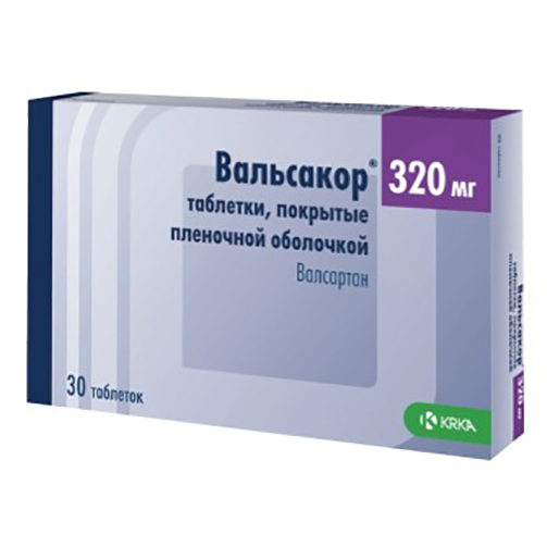 

ВАЛЬСАКОР таблетки 320 мг 30 шт.