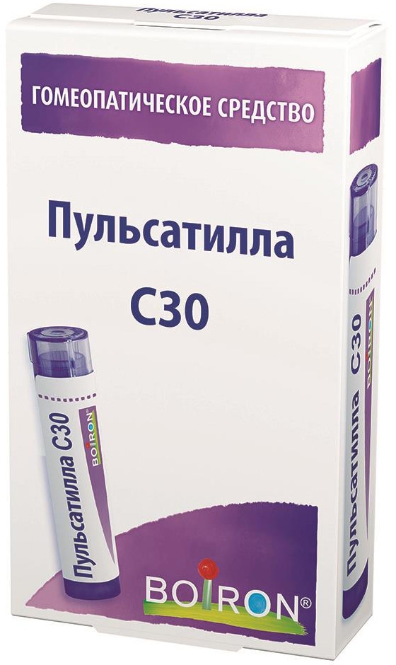 Пульсатилла С30 4г гранулы гомеопатические