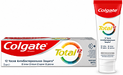 Колгейт Тотал 12 зубная паста Чистая мята 75мл