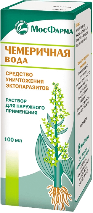 Чемеричная вода 100мл раствор для наружного применения