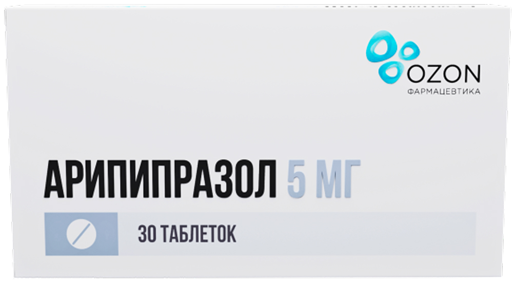 Арипипразол 5мг 30 шт. таблетки, фото №1