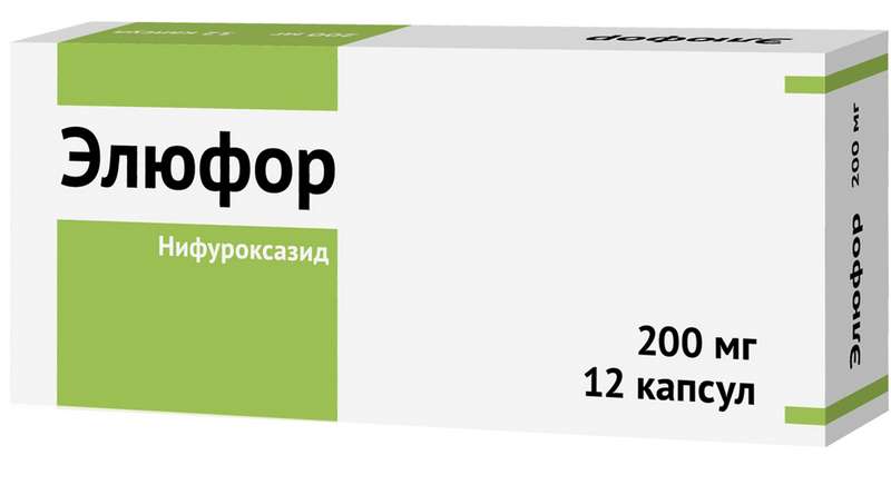 

ЭЛЮФОР 200мг 12 шт. капсулы Озон