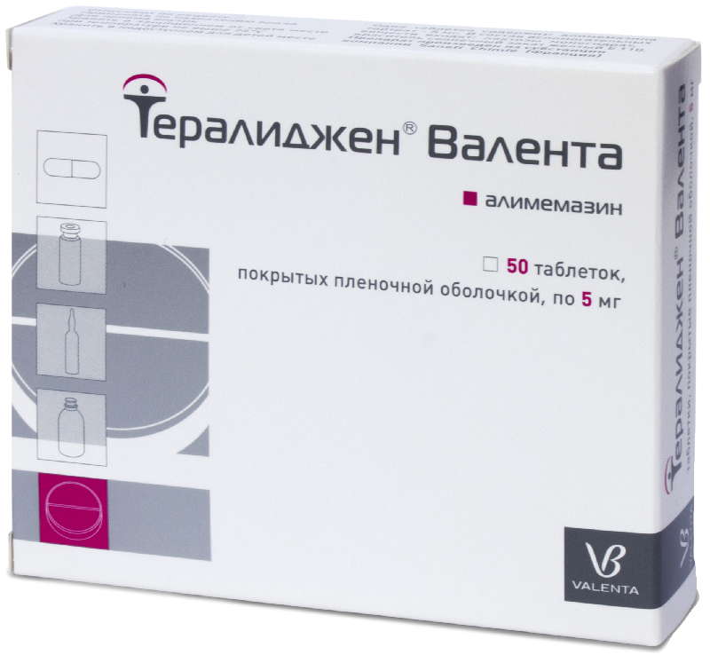 

ТЕРАЛИДЖЕН таблетки 5 мг 50 шт.