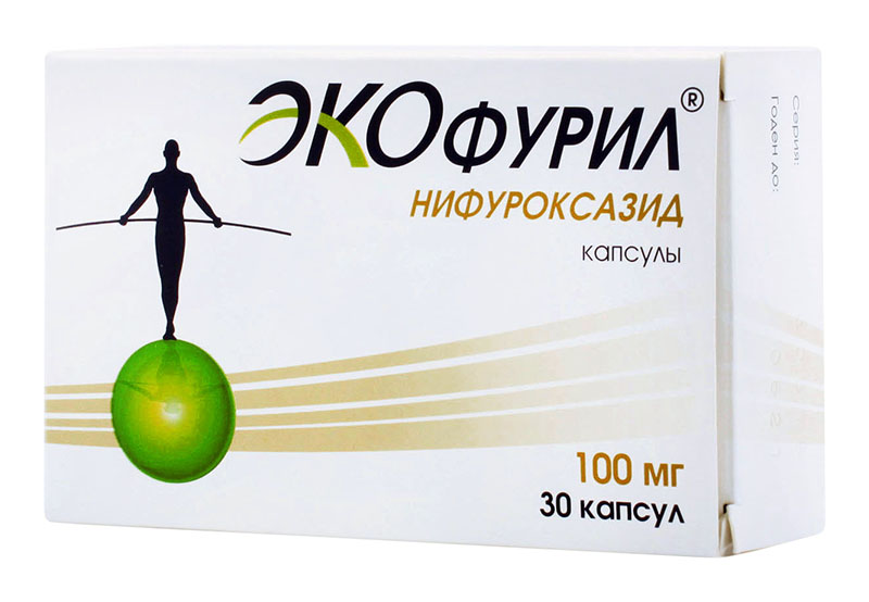 Экофурил 100мг 30 шт. капсулы