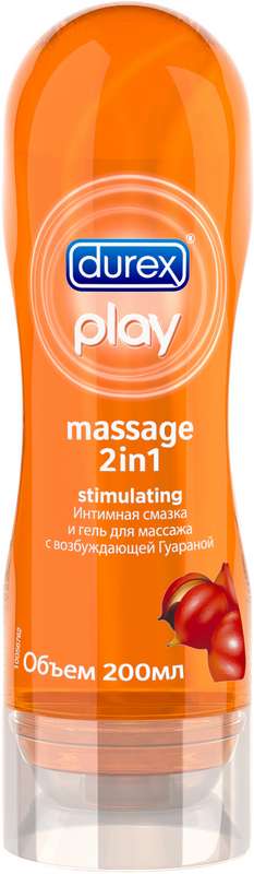 

ДЮРЕКС гель-смазка Плэй 2 в 1 Стимулэйшн с возбуждающей гуараной 200мл