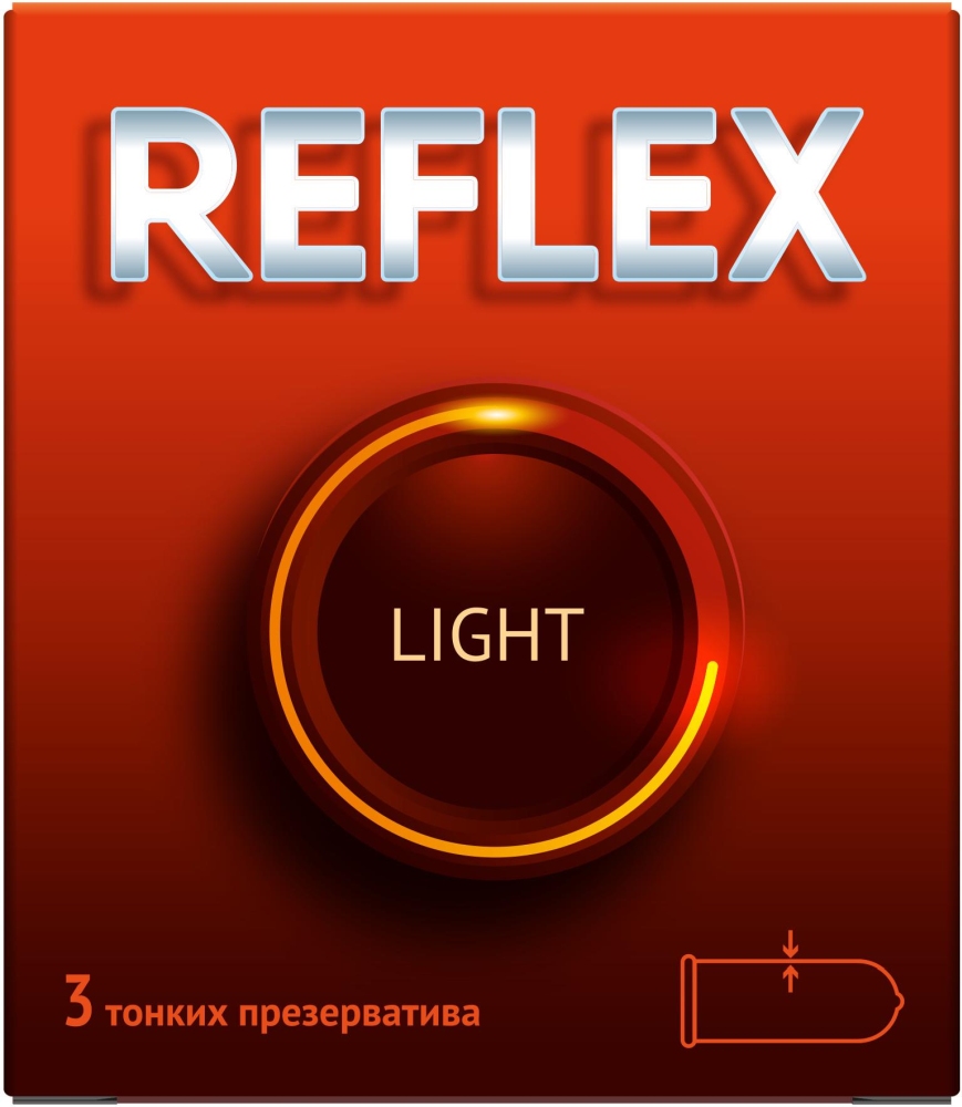 Рефлекс презервативы Лайт 3 шт.