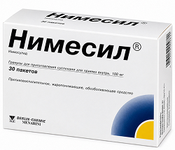 Нимесил 100мг 2г 30 шт. гранулы для приготовления суспензии для приема внутрь