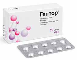 Гептор 400мг 40 шт. таблетки покрытые кишечнорастворимой оболочкой Верофарм