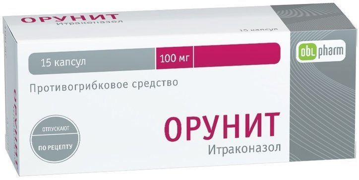 

ОРУНИТ 100мг 15 шт. капсулы