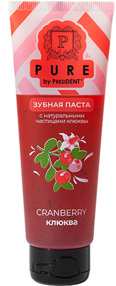 Пьюр зубная паста Клюква 100мл