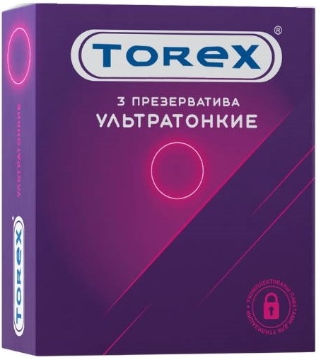 Торекс презервативы Ультратонкие 3 шт.