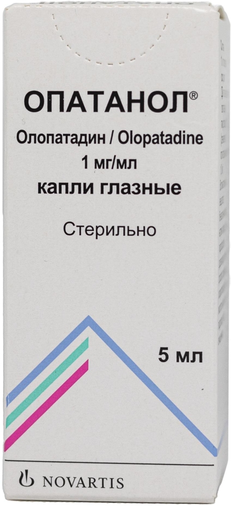 Опатанол 0,1% 5мл капли глазные