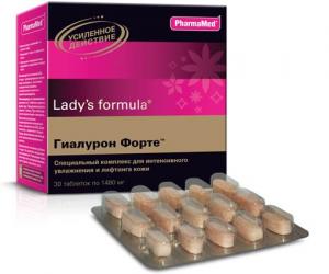 

ЛЕДИ'С ФОРМУЛА ГИАЛУРОН ФОРТЕ таблетки 30 шт.