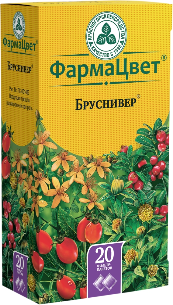Бруснивер сбор 2г 20 шт. фильтр-пакет