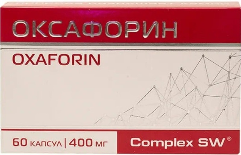 Оксафорин капсулы 400мг 60 шт. купить по цене от 849 руб в Москве, заказать с доставкой, инструкция по применению, аналоги, отзывы
