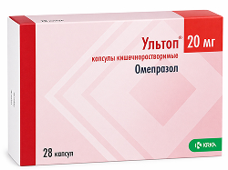 Ультоп 20мг 28 шт. капсулы кишечнорастворимые