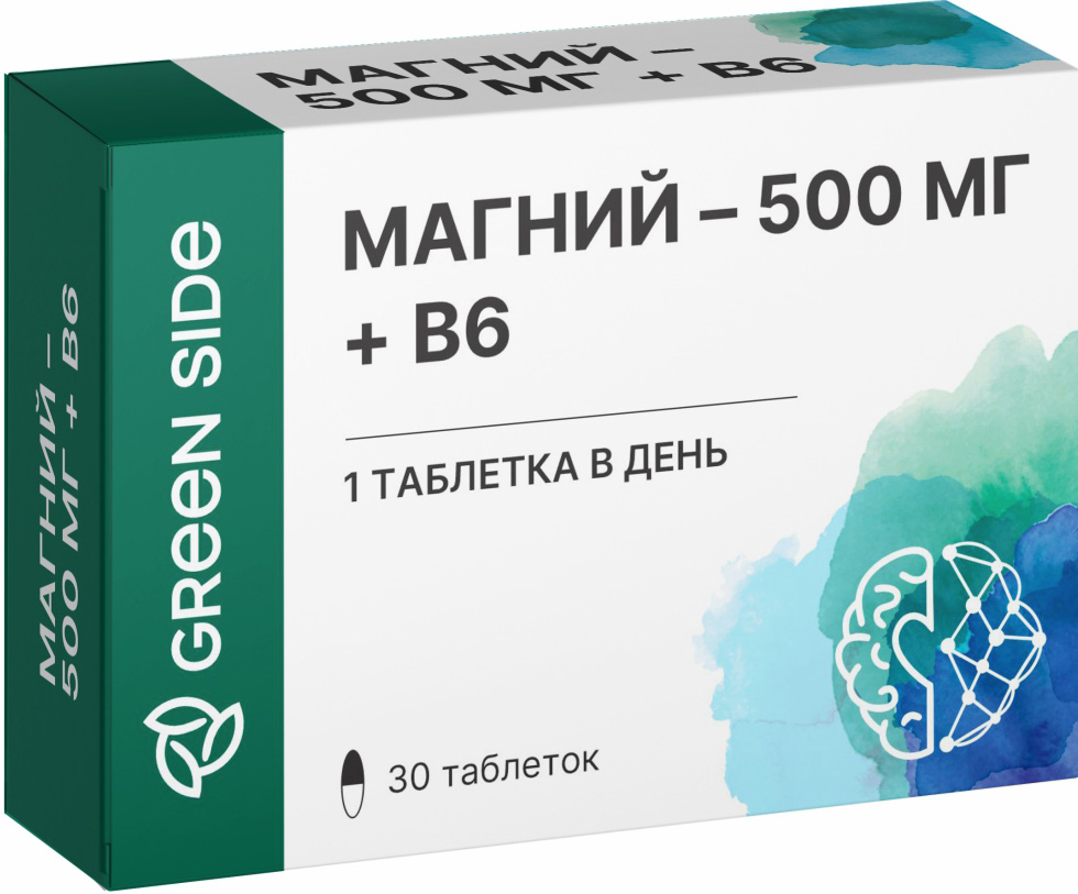 Магний+в6 комплекс таблетки 30 шт.