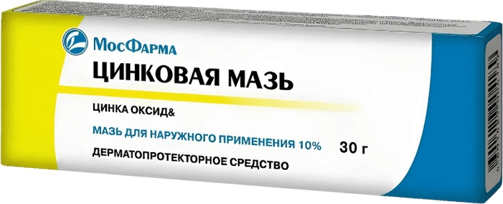 Цинковая Мазь 10% 30г мазь для наружного применения Московская фармацевтическая фабрика