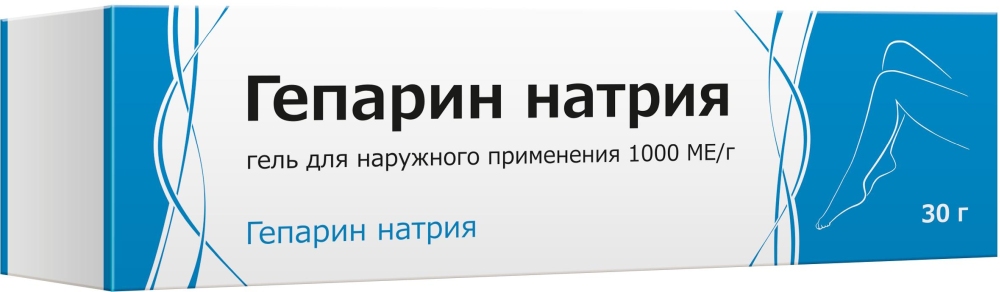 Гепарин Натрия 1000Ме/г 30г гель для наружного применения Тульская фармацевтическая фабрика