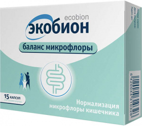

Экобион баланс микрофлоры капсулы 15 шт.
