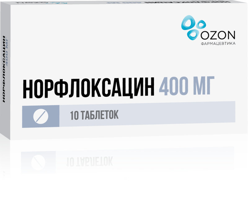 

НОРФЛОКСАЦИН таблетки 400 мг 10 шт.