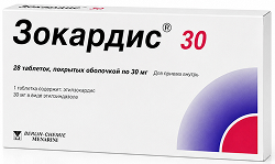 Зокардис 30мг 28 шт. таблетки a.menarini manufacturing logistics