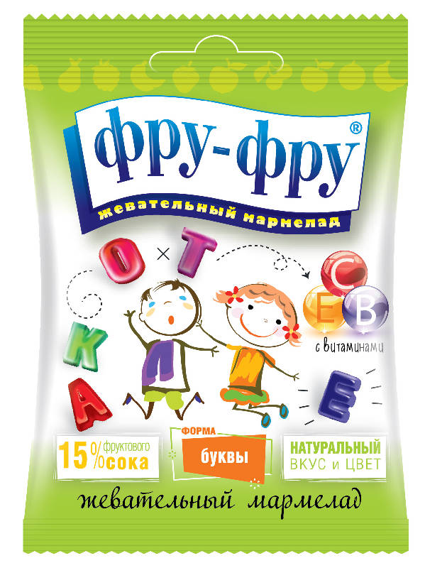 

МАРМЕЛАД ФРУ-ФРУ Буквы 100г