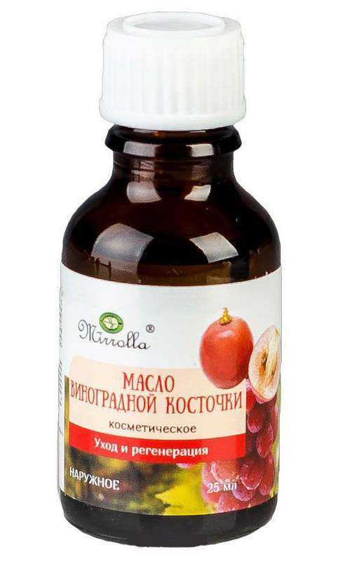 

МИРРОЛЛА масло косметическое Виноградной косточки 25мл