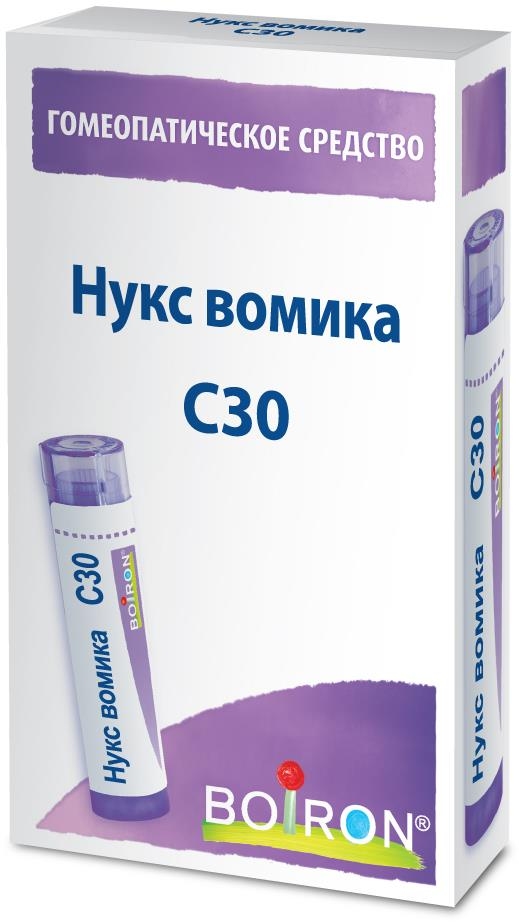 Нукс Вомика С30 4г гранулы гомеопатические