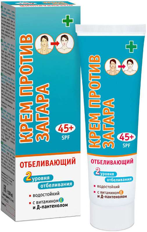 

ЛУЧШИЕ ТРАДИЦИИ крем против загара отбеливающий SPF45+ 100мл