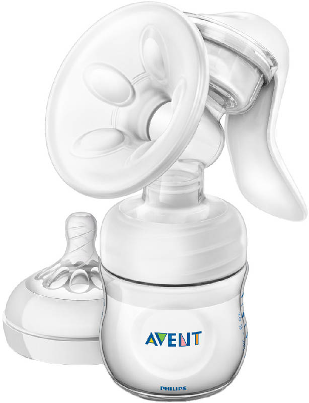 Philips Avent Молокоотсос ручной Natural Motion с контейнерами д/хранения грудного молока SCF430/13