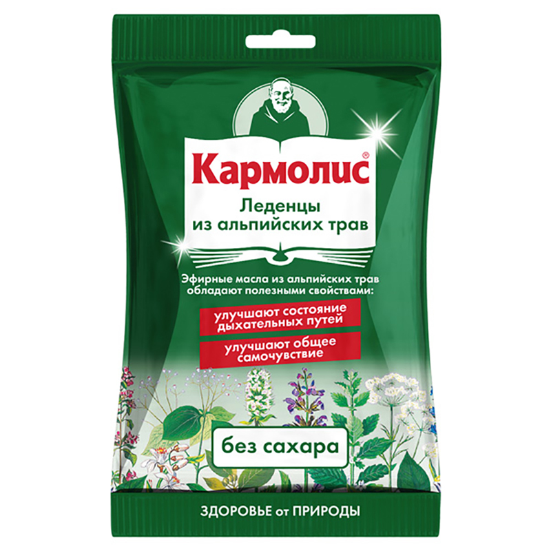 

Кармолис леденцы 75 г