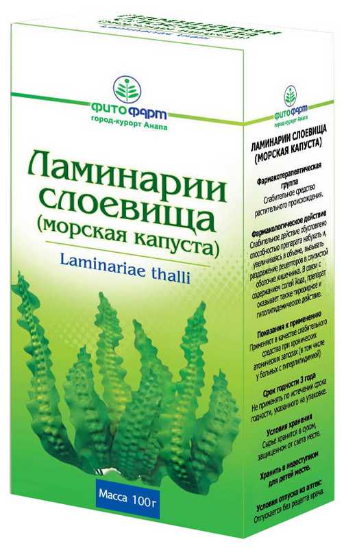 

ЛАМИНАРИЯ (МОРСКАЯ КАПУСТА) 100г