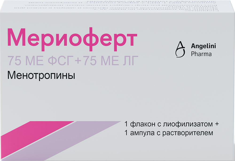 Мериоферт 75Ме Фсг+75Ме Лг 1 шт. лиофилизат для приготовления раствора для инъекций