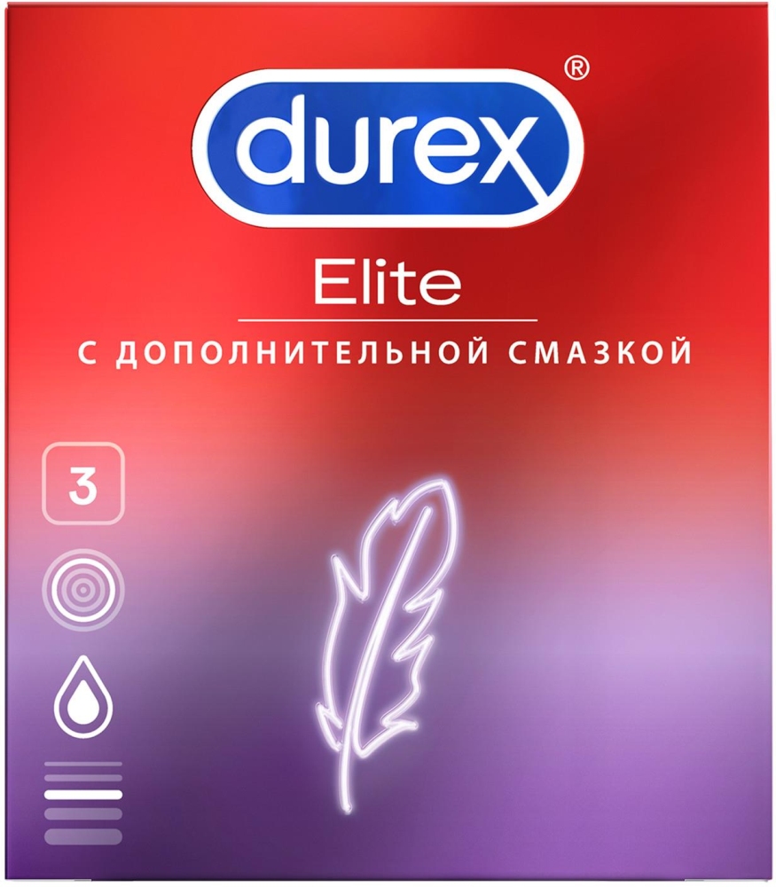 Дюрекс презервативы Элит 3 шт. Ssl Healthcare Manufacturing S.A.