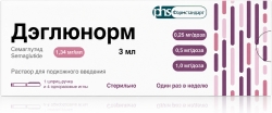 Дэглюнорм 0,25/0,5/1 мг/доза 3мл раствор для подкожного введения в комплекте с иглами 4 шт.