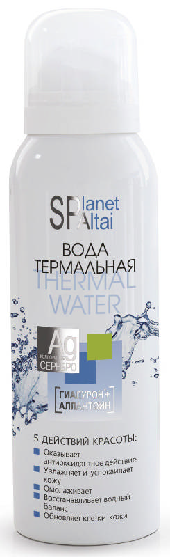 

ПЛАНЕТА СПА АЛТАЙ вода термальная с аллантоином 130мл