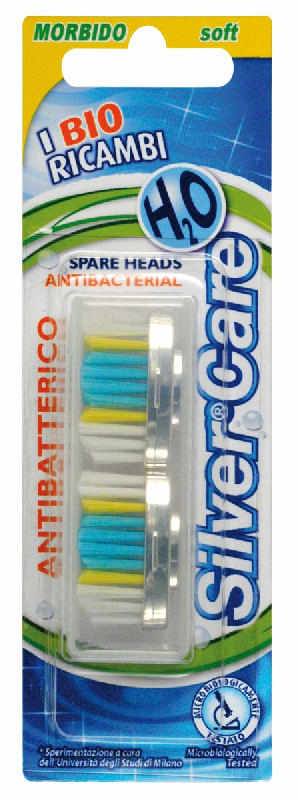 

ПРЕЗИДЕНТ СИЛЬВЕР Н2О головки для зубной щетки сменные мягкие арт.56 2 шт.