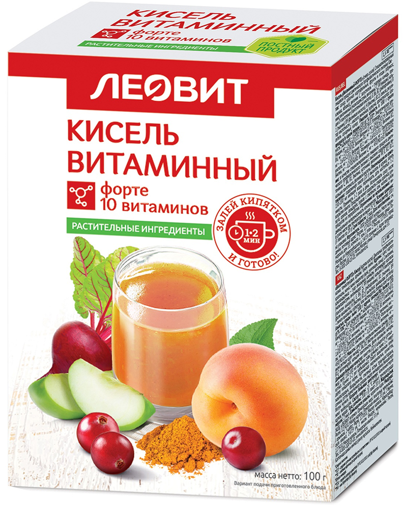 Леовит биоинновации кисель диетический витаминный форте 20г 5 шт.