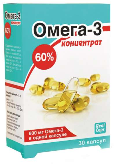 

ОМЕГА-3 капсулы 600 мг 30 шт.