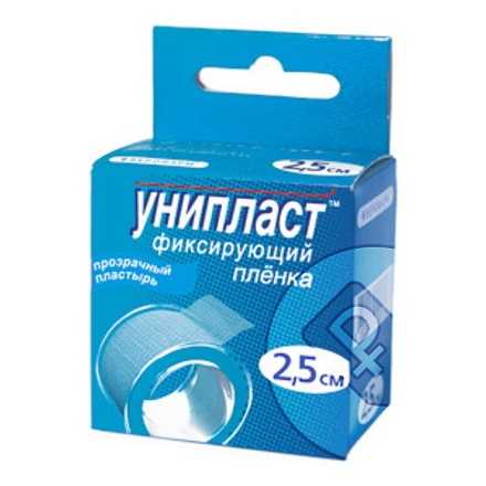 

УНИПЛАСТ пластырь фиксирующий 2,5х500 пленка