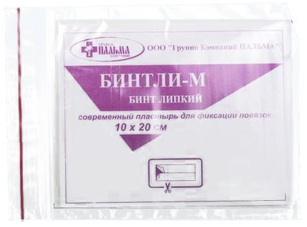

БИНТЛИ-М бинт липкий 10смх20см