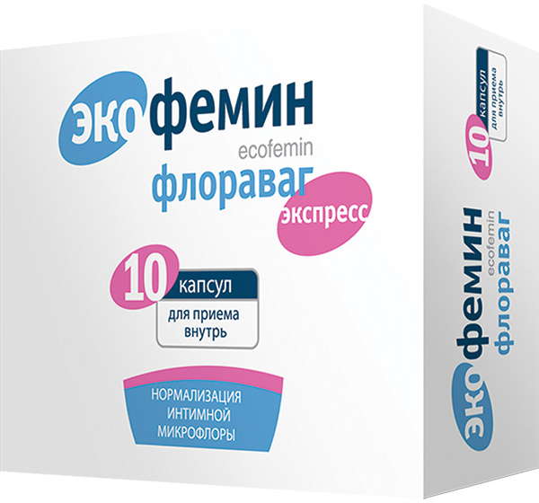 

ЭКОФЕМИН ФЛОРАВАГ капсулы 10 шт.