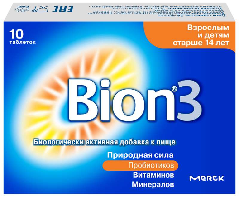 

БИОН 3 таблетки 10 шт.