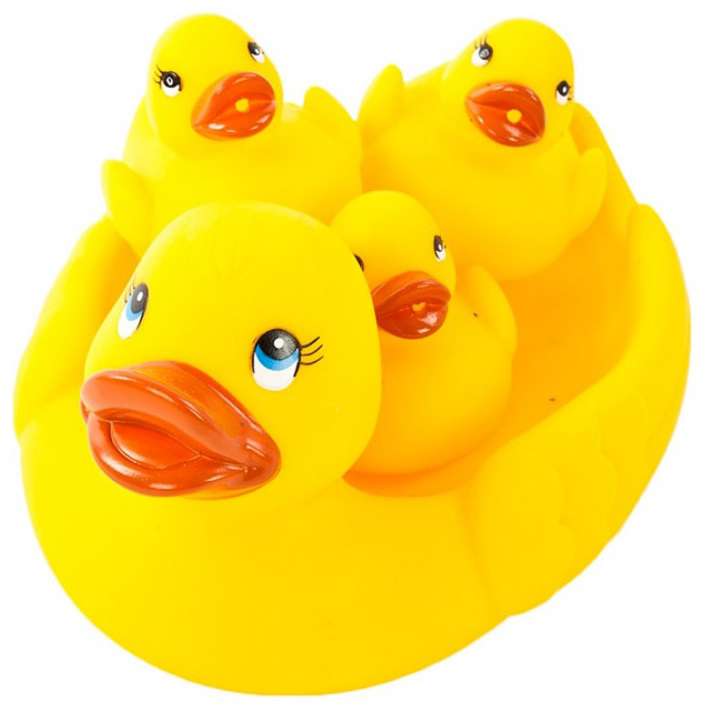 

КУРНОСИКИ игрушка для ванны Уточка с утятами 25072