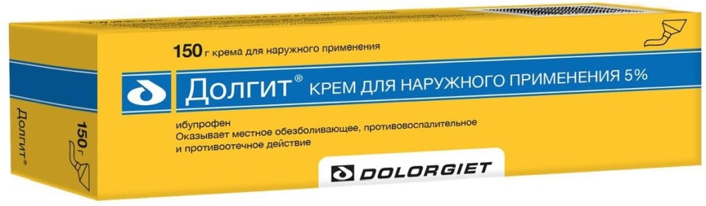 Долгит 5% 150г гель для наружного применения