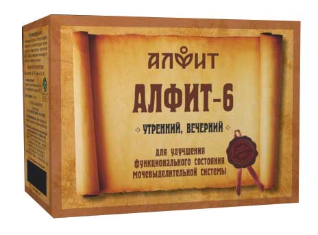 

АЛФИТ 6 ПОЧЕЧНЫЙ фитосбор Утренний/Вечерний 2г 60 шт.