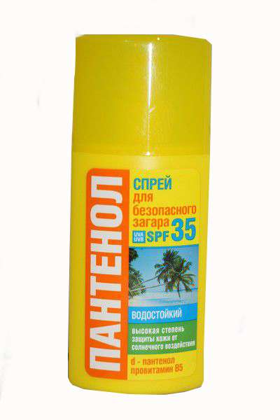 

ДЕЖУРНАЯ АПТЕКА ПАНТЕНОЛ спрей для безопасного загара SPF35 95мл