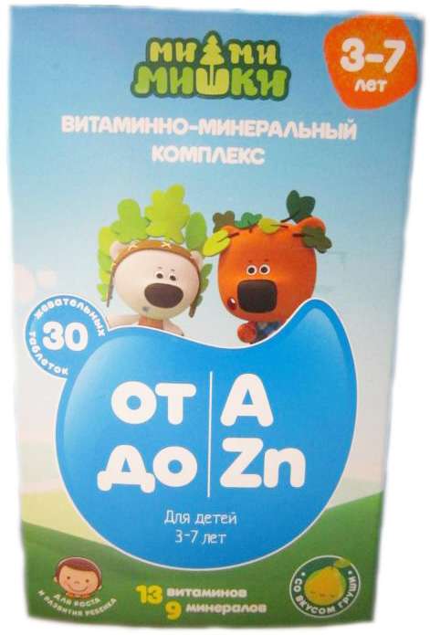 

МИ-МИ-МИШКИ таблетки жевательные 30 шт.