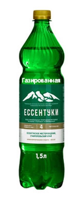 ЕССЕНТУКИ-4 вода минеральная 1,5л бутылка пэт